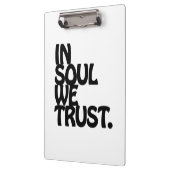 In Soul vertrouwen we. Klembord (Links)