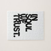 In Soul vertrouwen we. Legpuzzel (Horizontaal)
