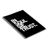 In Soul vertrouwen we. Notitieboek (Rechterzijde)