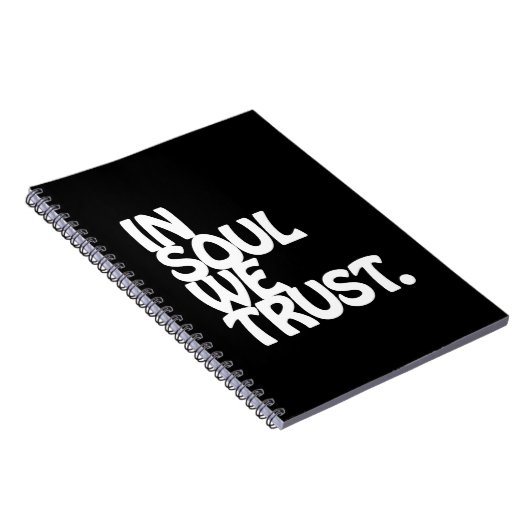 In Soul vertrouwen we. Notitieboek (Rechterzijde)
