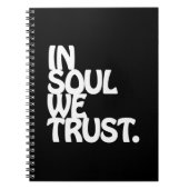 In Soul vertrouwen we. Notitieboek (Voorkant)