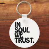 In Soul vertrouwen we. Sleutelhanger (Voorkant)