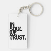 In Soul vertrouwen we. Sleutelhanger (achterkant)