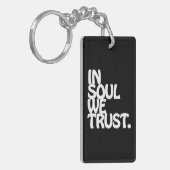 In Soul vertrouwen we. Sleutelhanger (Voorkant Links)