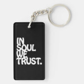 In Soul vertrouwen we. Sleutelhanger (achterkant)