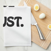 In Soul vertrouwen we. Theedoek (Quarter Fold)