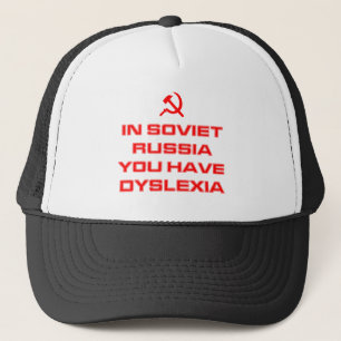 In Sovjet-Rusland Heb Je Dyslexie Trucker Pet