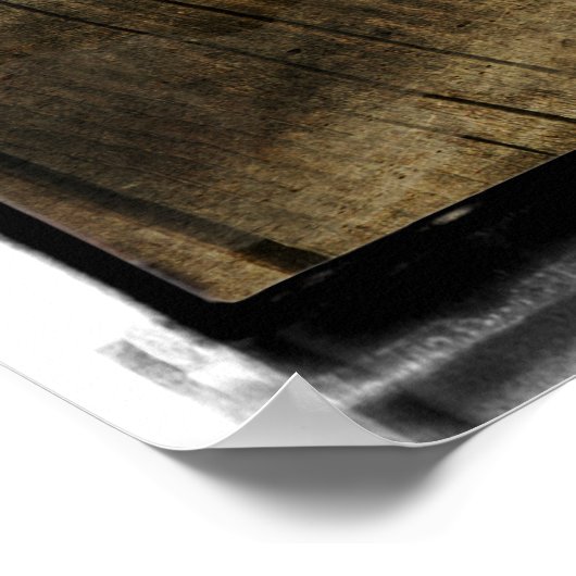 In spatie afdrukken poster (Hoek)