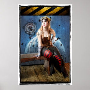 In spatie afdrukken poster