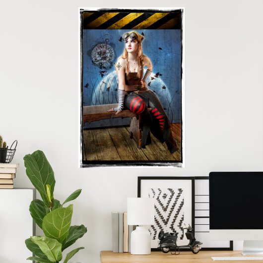 In spatie afdrukken poster (Thuiskantoor)