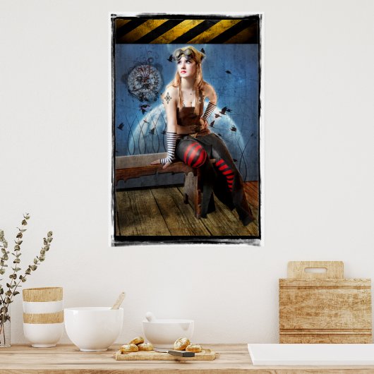 In spatie afdrukken poster (Keuken)