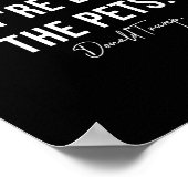 In Springfield eten ze de huisdieren - Trump Har Poster (Hoek)