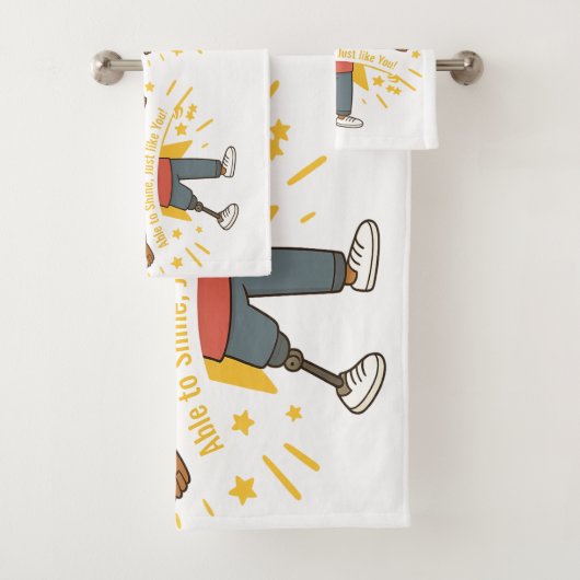 In staat om te schitteren, net als je handdoekset bad handdoek (Insitu)