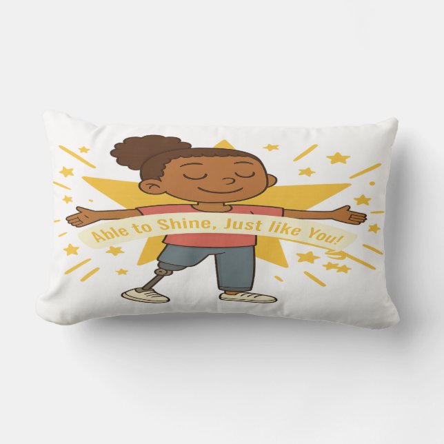 In staat om te schitteren, net als je lumbale kuss kussen (Voorkant)