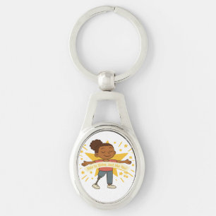 In staat om te schitteren, net als u Metal Sleutel Sleutelhanger