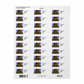 In steen gehouwen etiket (Full Sheet)