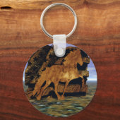 In steen gehouwen sleutelhanger (Voorkant)