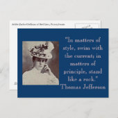 In stijl, draai met de huidige... briefkaart (Voorkant / Achterkant)