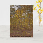 In stil na de kaart van de stormsympathie (Gele Bloem)