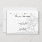 In stille rouw - boom op weide (Achterkant)