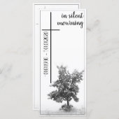 In stille rouw - boom op weide 2.0 (Voorkant / Achterkant)