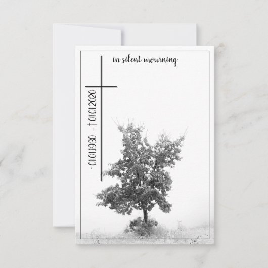 In stille rouw - boom op weide 2.0 (Voorkant)