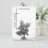 In stille rouw - boom op weide 2.0 (Staand voorkant)
