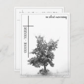 In stille rouw - boom op weide 2.0 (Voorkant / Achterkant)