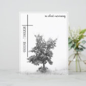 In stille rouw - boom op weide 2.0 (Staand voorkant)