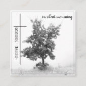 In stille rouw - boom op weide 2.0 informatiekaartje (Voorkant)