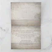 In stille rouw - boom op weide vintage kaart (Binnen)