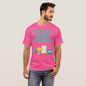 In stilte oordelen uw haken boksen coach grappig t-shirt (Voorkant volledig)