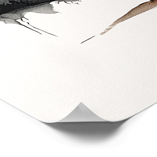 in stilte poster (Hoek)