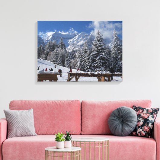 In Sundance Resort in Utah Canvas Afdruk (Insitu (Woonkamer))