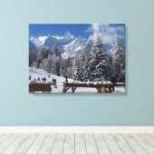 In Sundance Resort in Utah Canvas Afdruk (Insitu (Houten vloer))