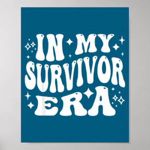 In Survivor Era Sterke Krijger Moedig Poster