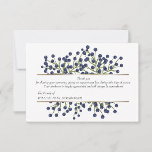 In sympathie dank je wel Card Bedankkaart