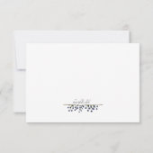 In sympathie dank je wel Card Bedankkaart (Achterkant)