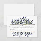 In sympathie dank je wel Card Bedankkaart (Voorkant / Achterkant)