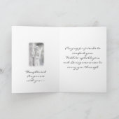 In Sympathie Gevouwen Wenskaart Kaart (Binnen)