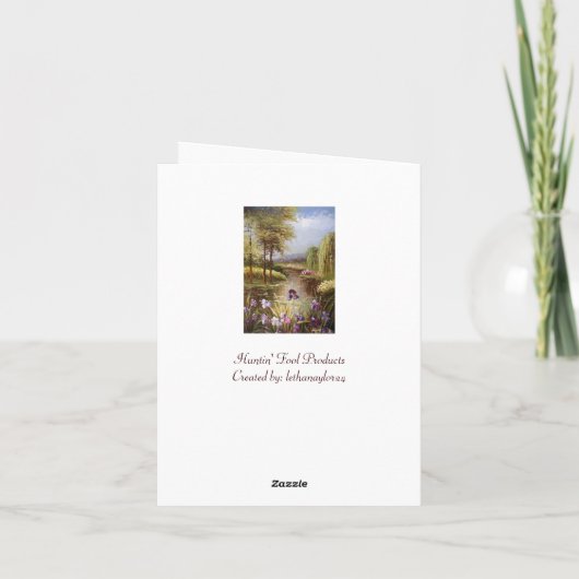 In Sympathie Kaart (Achterkant)