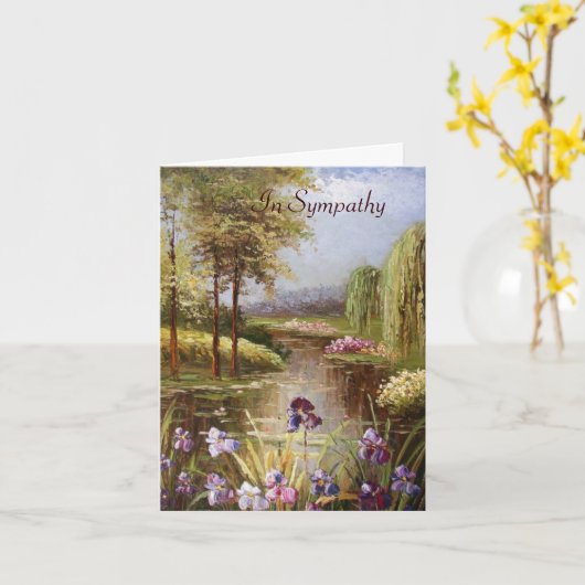 In Sympathie Kaart (Gele Bloem)
