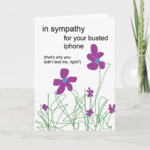 In Sympathie voor Uw Busted Iphone Kaart