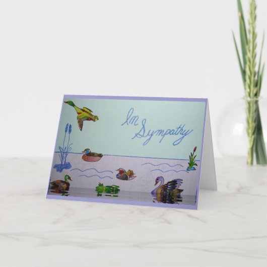 In Sympathy Collage Kaart (Voorkant)