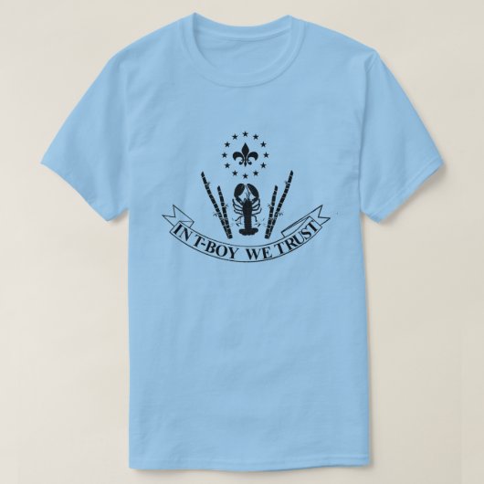 In T-Boy vertrouwen we op Funny Cajun Tee Shirt (Design voorkant)