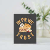 In Taart Wij Geloof Grappig Unieke Taart Herfst Li Uitnodiging Briefkaart (Staand voorkant)