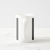 In te stellen STRIPES zwart Porselein Kop (Achterkant)