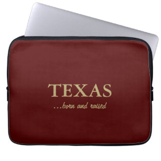 In TEXAS geboren en getogen Laptop Sleeve