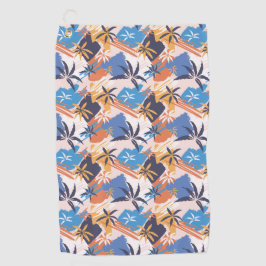 In The Abstract Tropics Golfhanddoek