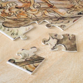 In the Carpenter Shop - Carl Larsson 1905 Legpuzzel (Zijkant)